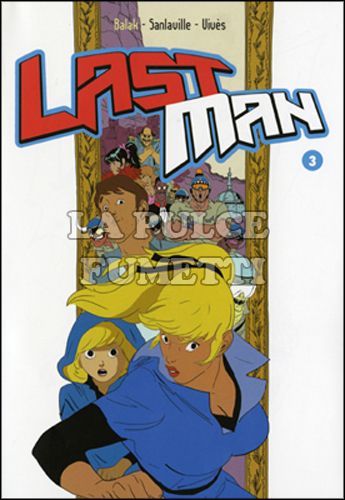 LAST MAN #     3 + ADESIVI
